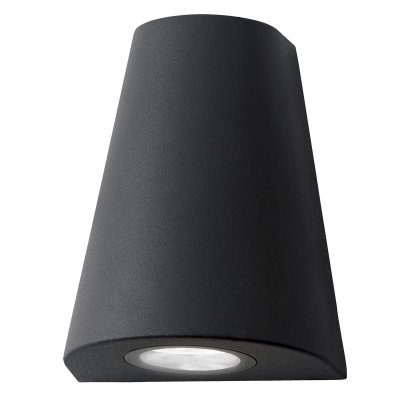 

Светильник садово-парковый Gauss Sigma настенный архитектурный, 2xGU10, 125*88*156mm, 170-240V / 50Hz, 2xMax.35W, IP54, (GD164), GD164