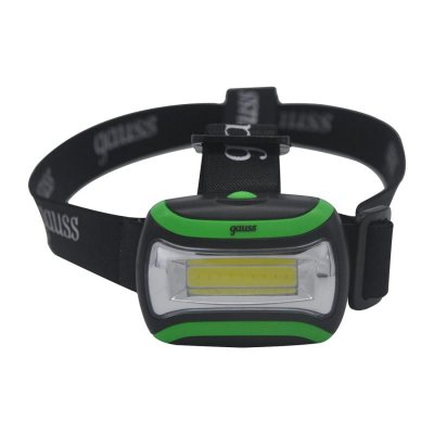 Фонарь налобный Gauss модель GFL307 3W 180lm 3xААА LED (GF307)