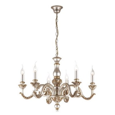 Люстра Ideal lux GIGLIO SP6 ARGENTO (75310) Люстра Ideal lux GIGLIO SP6 ARGENTO (75310)