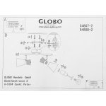 Светильник спот Globo 54808-2 MAREI