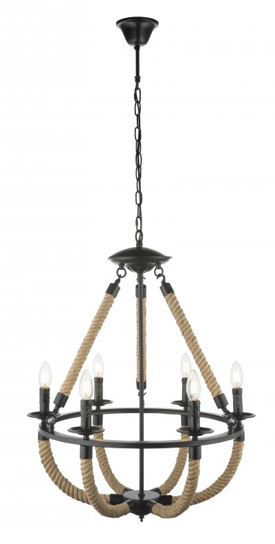 Люстра подвесная Globo Ulleu 69029-6H Люстра подвесная Globo Ulleu 69029-6H