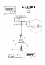 Светильник Globo 15063 Knud