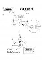 Светильник Globo 15065 Knud