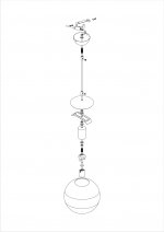 Светильник подвесной Globo 15811 Galactica