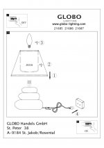 Настольаня лампа Globo 21685 Travis