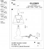 Настольная лампа Globo 21690