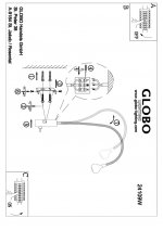Светильник гибкий Globo 24109W Serpent