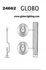 Торшер тканный Globo 24662 Bailey