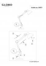 Настольная лампа Globo 24873 Winder