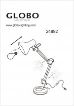 Светильник настольный Globo 24892 Carbon