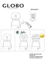 Светильник магический шар Globo 28011 Plasma