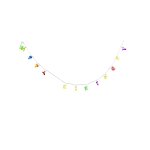 Гирлянда праздничная "happy birthday" Globo 29972 