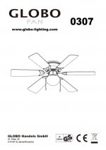 Люстра с вентилятором Globo 307 Ugo
