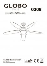 Светильник с вентилятором Globo 308 Azura