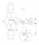 Светильник Globo 3136-2 Houston