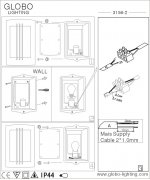 Светильник Globo 3156-2 OrLando