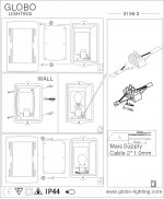 Светильник Globo 3156-3 OrLando