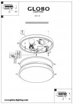 Светильник влагозащищенный Globo 32113 Vranos