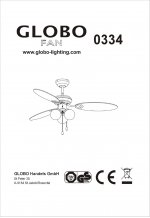 Люстра вентилятор Globo 334 Azalea