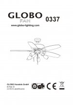 Люстра вентилятор Globo 337 Jerry