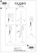 Прожектор на штативе диодный Globo 34117AS Projecteur