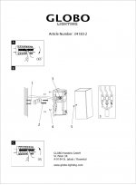 Светильник Globo 34183-2 Yuan