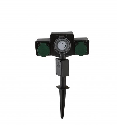 

Розетка уличная с таймером Globo 37008-2Z, 37008-2Z