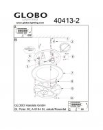 Светильник Globo 40413-2 Ayana