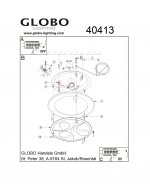 Светильник Globo 40413 Ayana