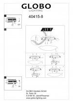 Светильник Globo 40415-8 Elisa