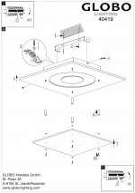 Светильник Globo 40419 Eline