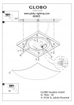 Светильник Globo 40483
