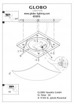Светильник Globo 40484