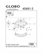 Светильник Globo 40491-3