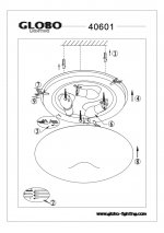 Светильник круглый Globo 40601 Shodo