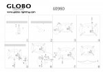Светильник потолочный Globo 40980 Cedric