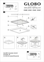 Светильник Globo 41660 Tamina