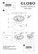 Светильник круглый Globo 41671 Kirsten
