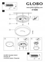 Светильник Globo 41686 Robyn