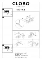 Светильник бра Globo 41710-2 Zarima