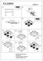 Светильник Globo 42505-4