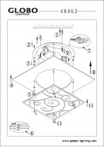 Светильник Globo 48062 Dia
