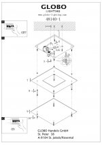Светильник Globo 48140-1
