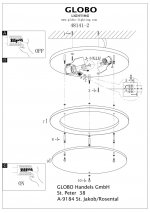 Светильник Globo 48141-2 Regius