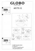 Светильник светодиодный Globo 48175-12 Louise