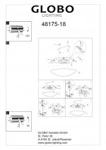 Светильник Globo 48175-18 Louise