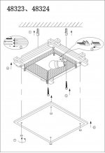 Светильник из дерева Globo 48323 Edison
