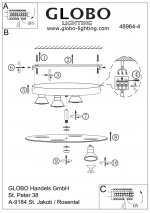 Светильник Globo 48964-4