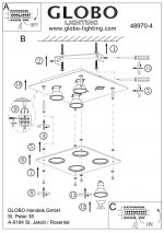 Светильник Globo 48970-4