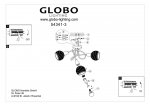 Люстра Globo 54341-3 Elliott
